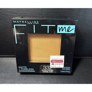 Maybelline Fit Me Matte + Poreless Powder Foundation – 332 Golden Caramel